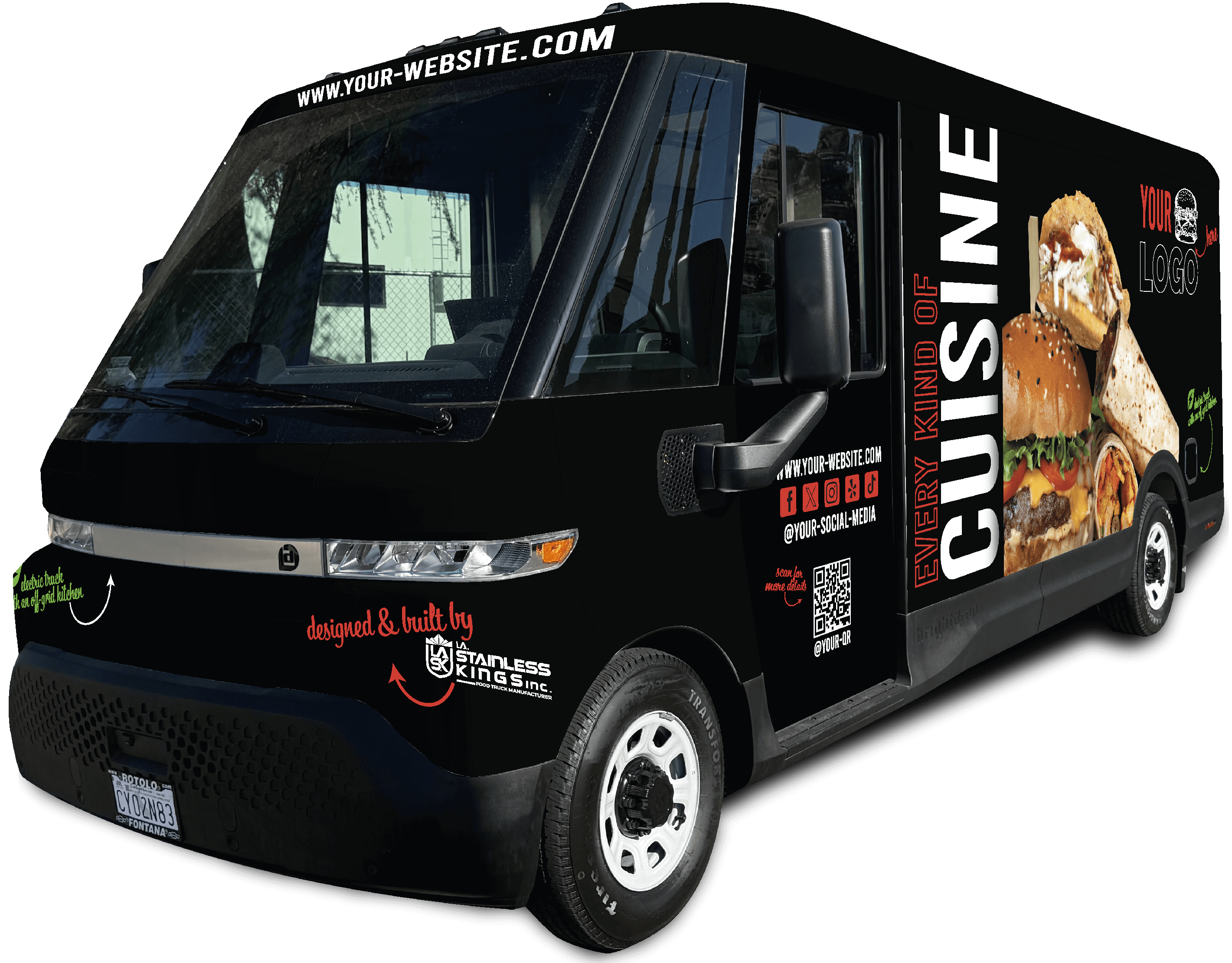 Thunder Truck - All Electric Food Truck by LA Stainless Kings